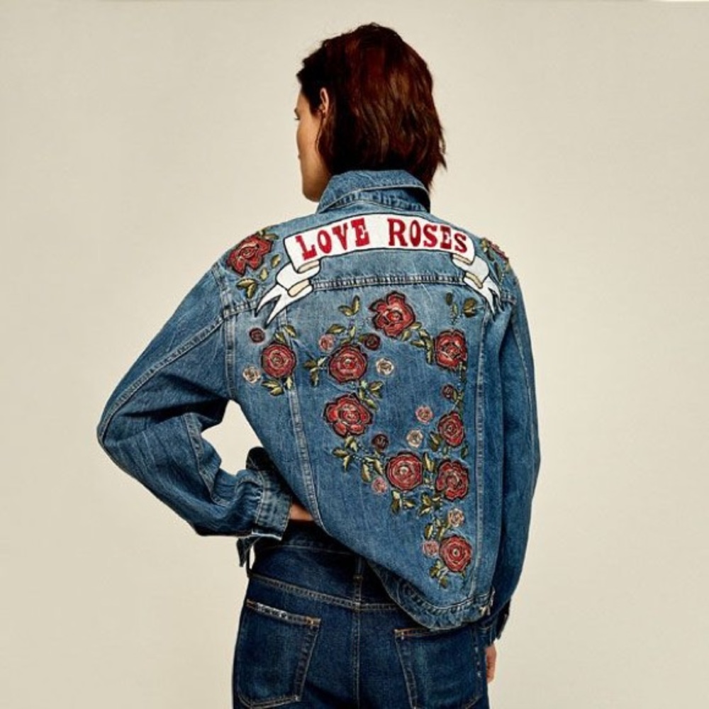 Zara Love Roses Jacket